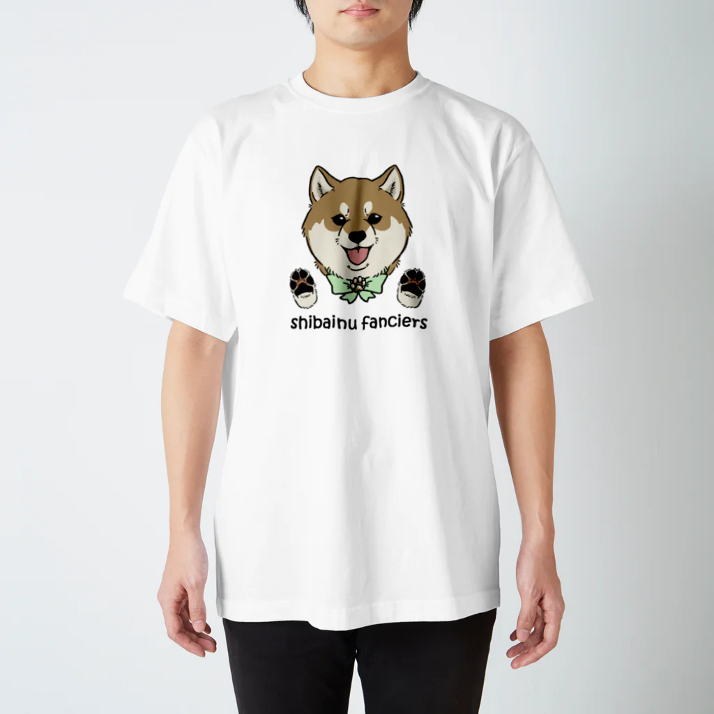 豆つぶのshiba-inu fanciers(赤柴) スタンダードTシャツ