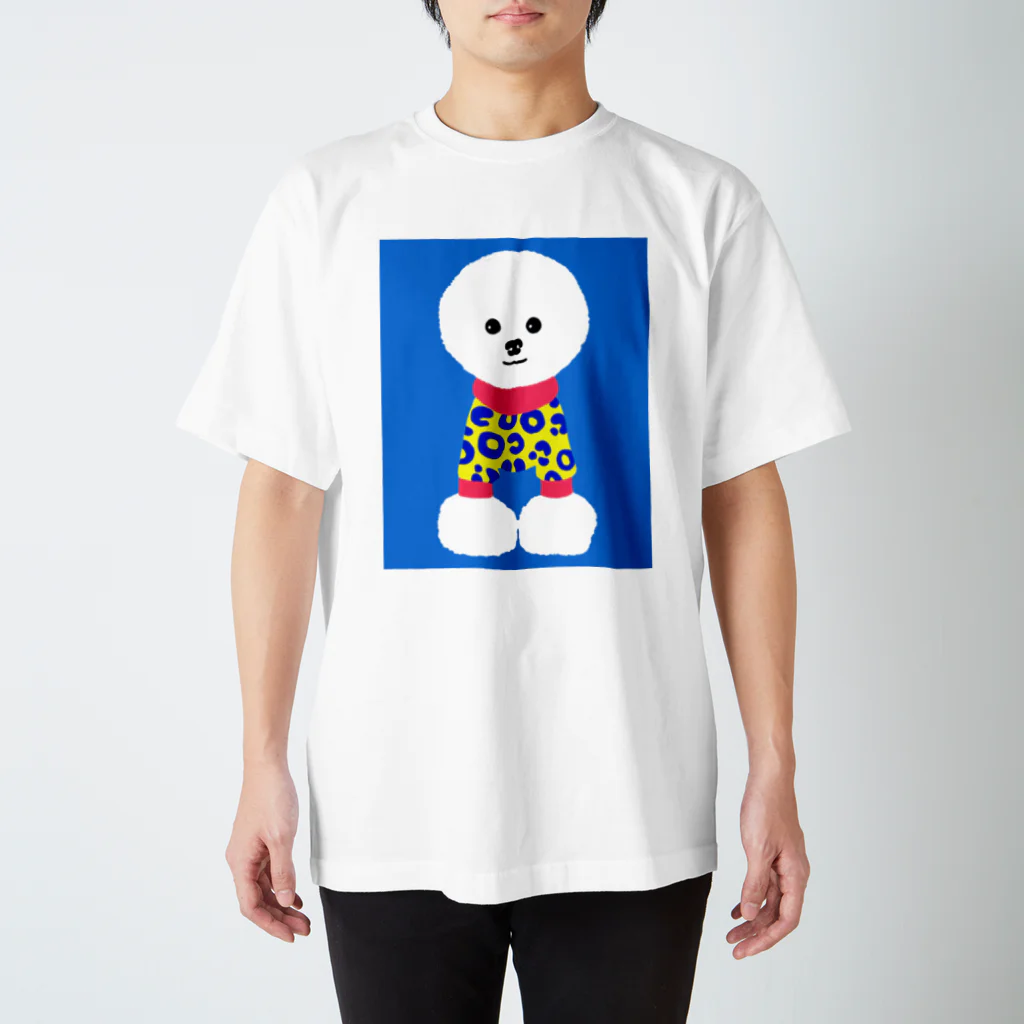 WON CHANCE ワンチャンスのモフモフちゃん（吉泉ゆう子） スタンダードTシャツ