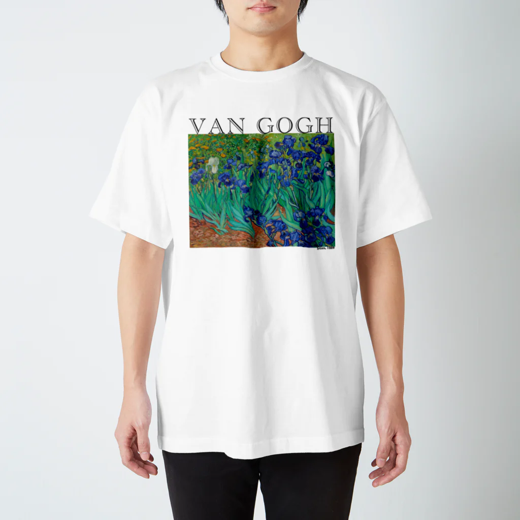 MUGEN ARTのゴッホ　アイリス  Irises Regular Fit T-Shirt