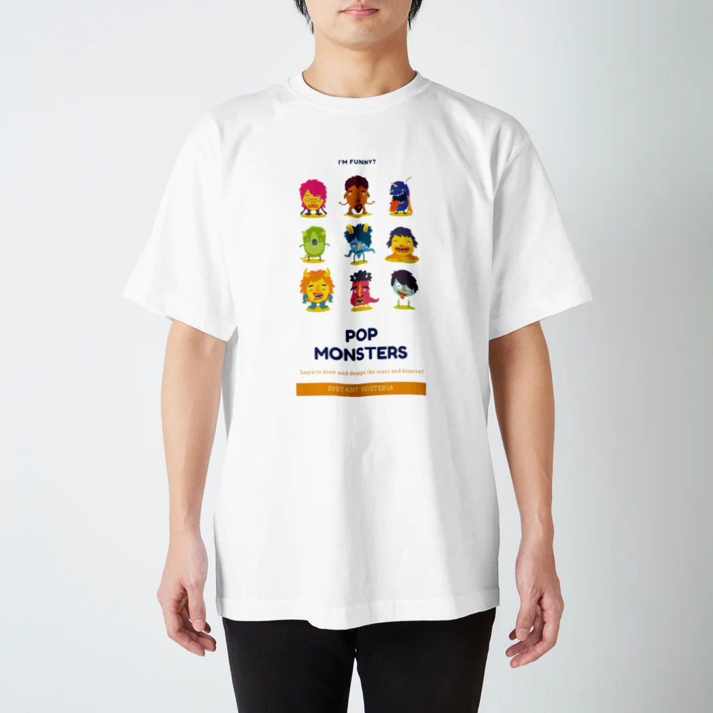 ディスタント ウィステリアのPOP　MONSTERS スタンダードTシャツ