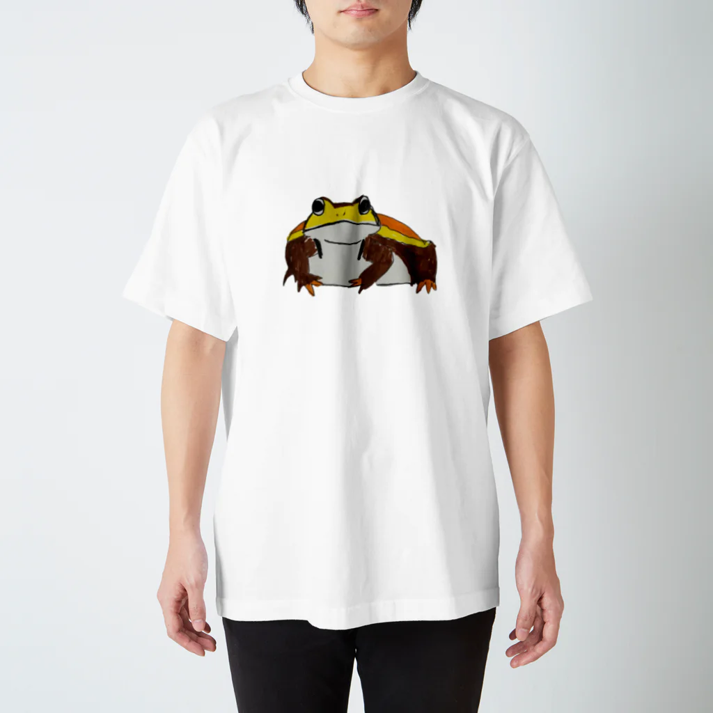 カエル工房のミヤコヒキガエルのわさびちゃん Regular Fit T-Shirt