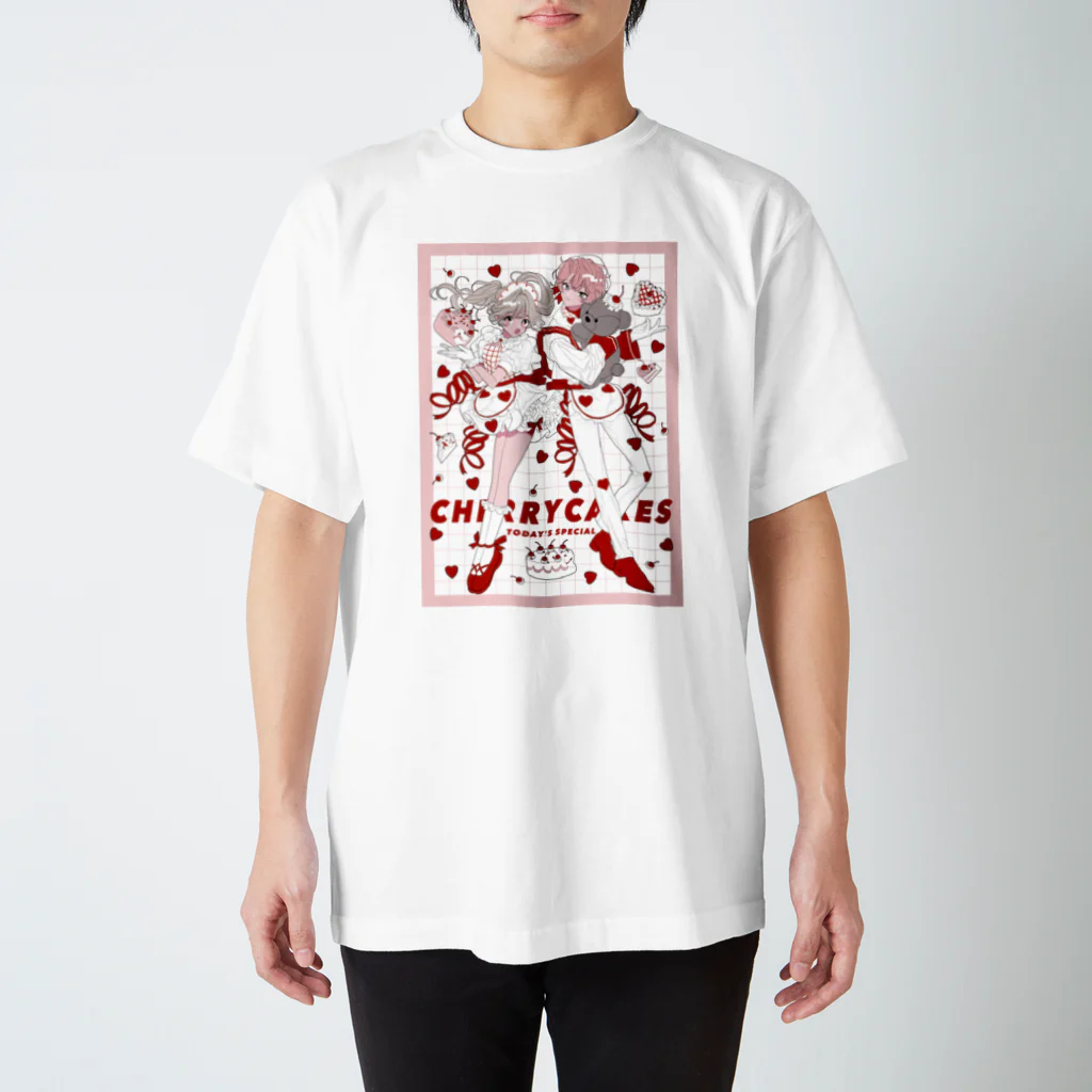 half-eaten ♡ cakeのmichimafu スタンダードTシャツ