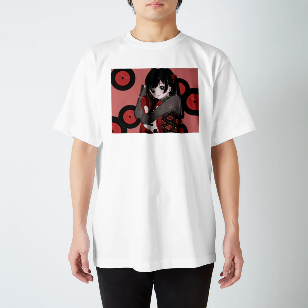 椿 🥀4/22生誕祭のひまりデザイン椿生誕Tシャツ【裏表デザイン】 スタンダードTシャツ