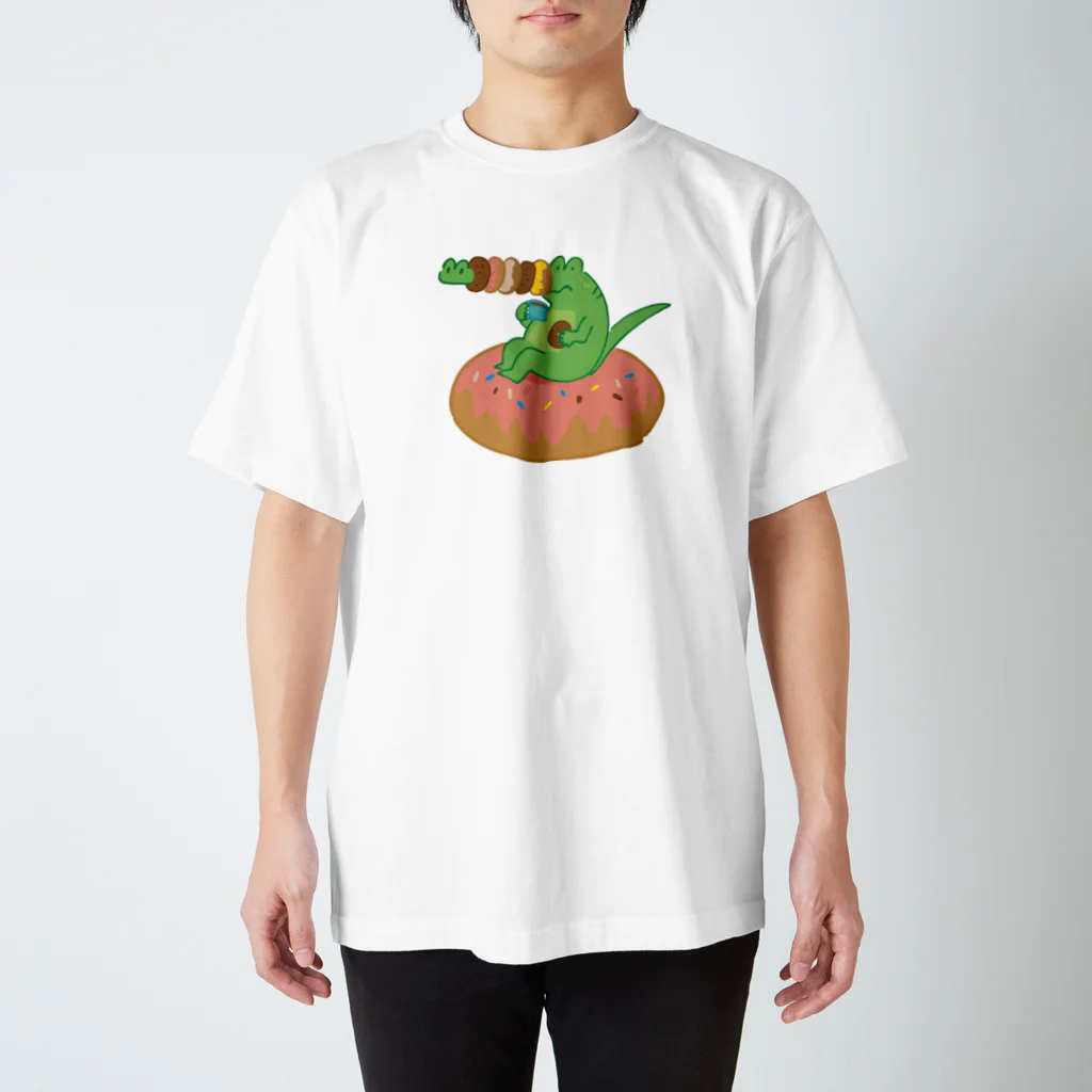 rice_T-Shirtのアリゲータードーナツ Regular Fit T-Shirt