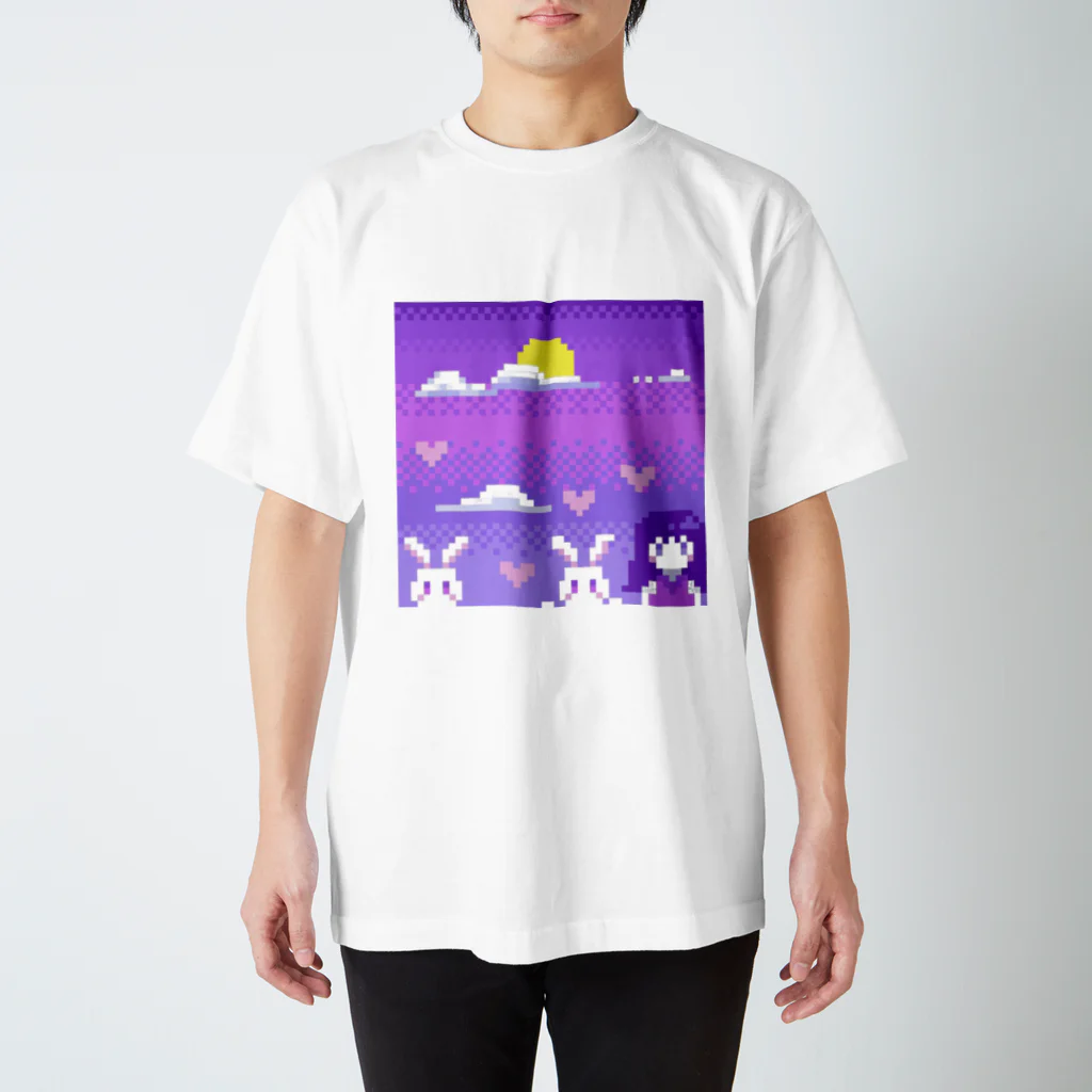 sakuの月とうさぎ スタンダードTシャツ