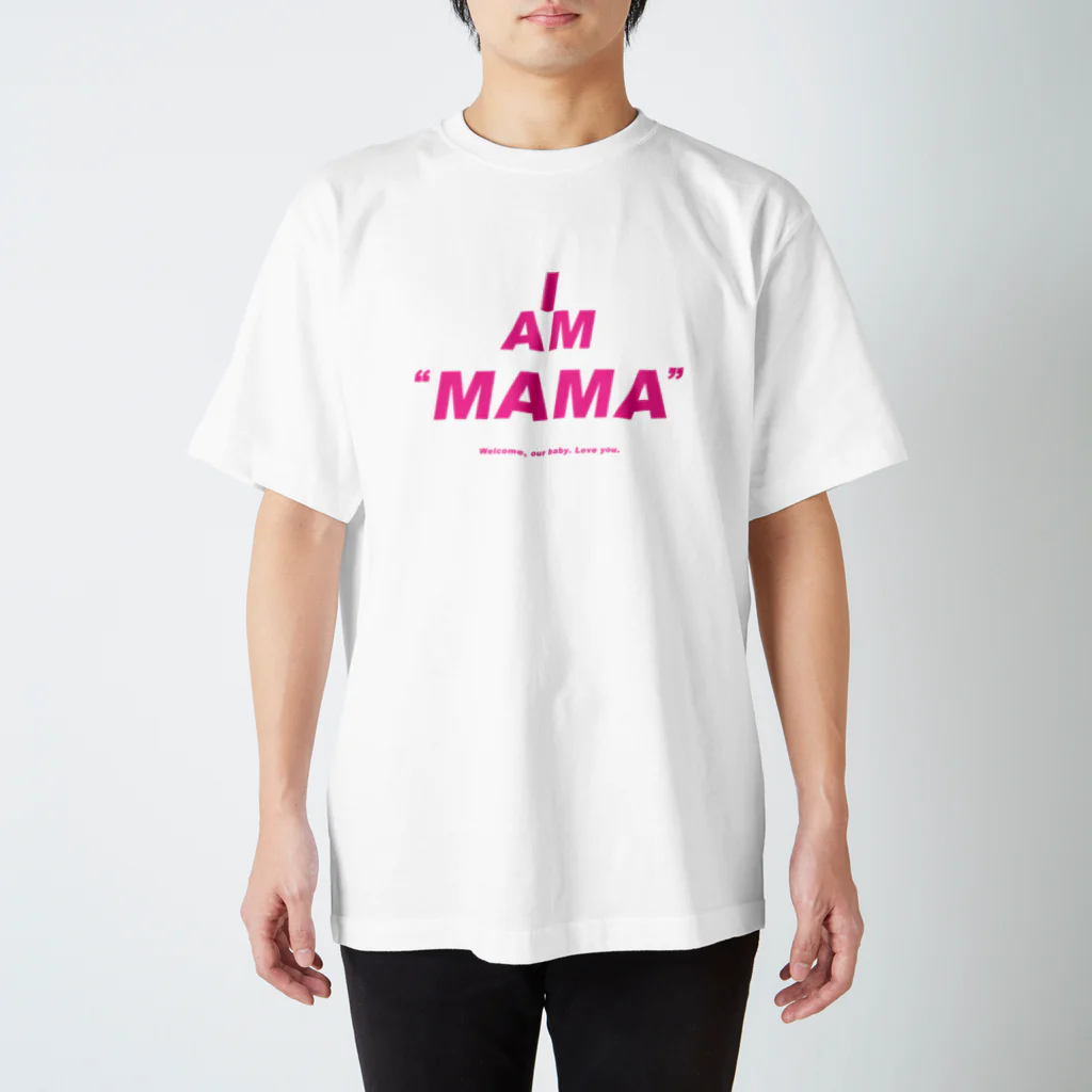amai_biscuitのI AM MAMA スタンダードTシャツ