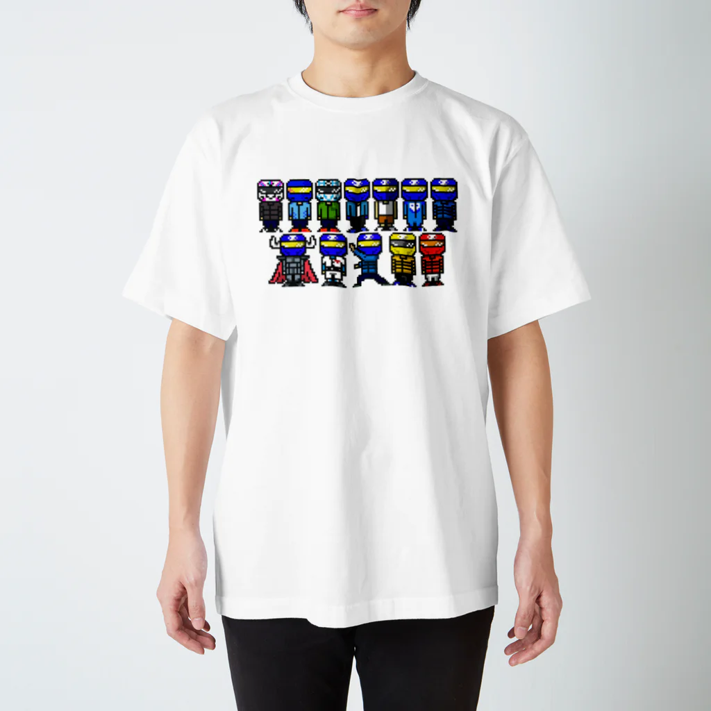 Cherry Squareのヘルメットマン全員集合!　第1弾 Regular Fit T-Shirt