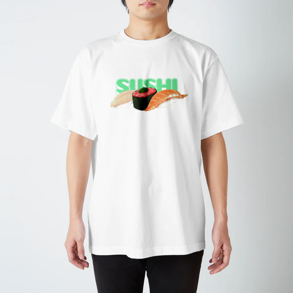 しのてーりのSUSHI スタンダードTシャツ