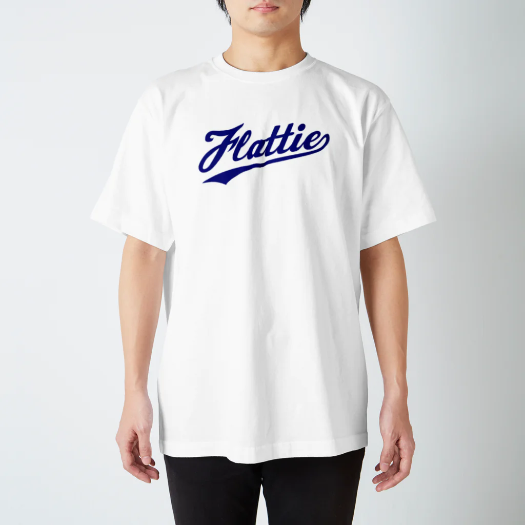 JEWEL's FARMのFlattie  カレッジロゴ風 （N） スタンダードTシャツ