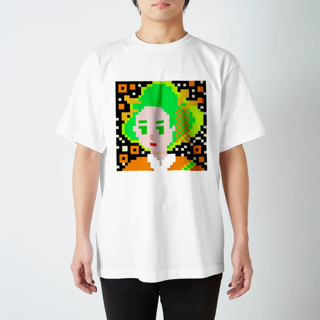 青天女AotennyoのPGC QR オレンジ スタンダードTシャツ