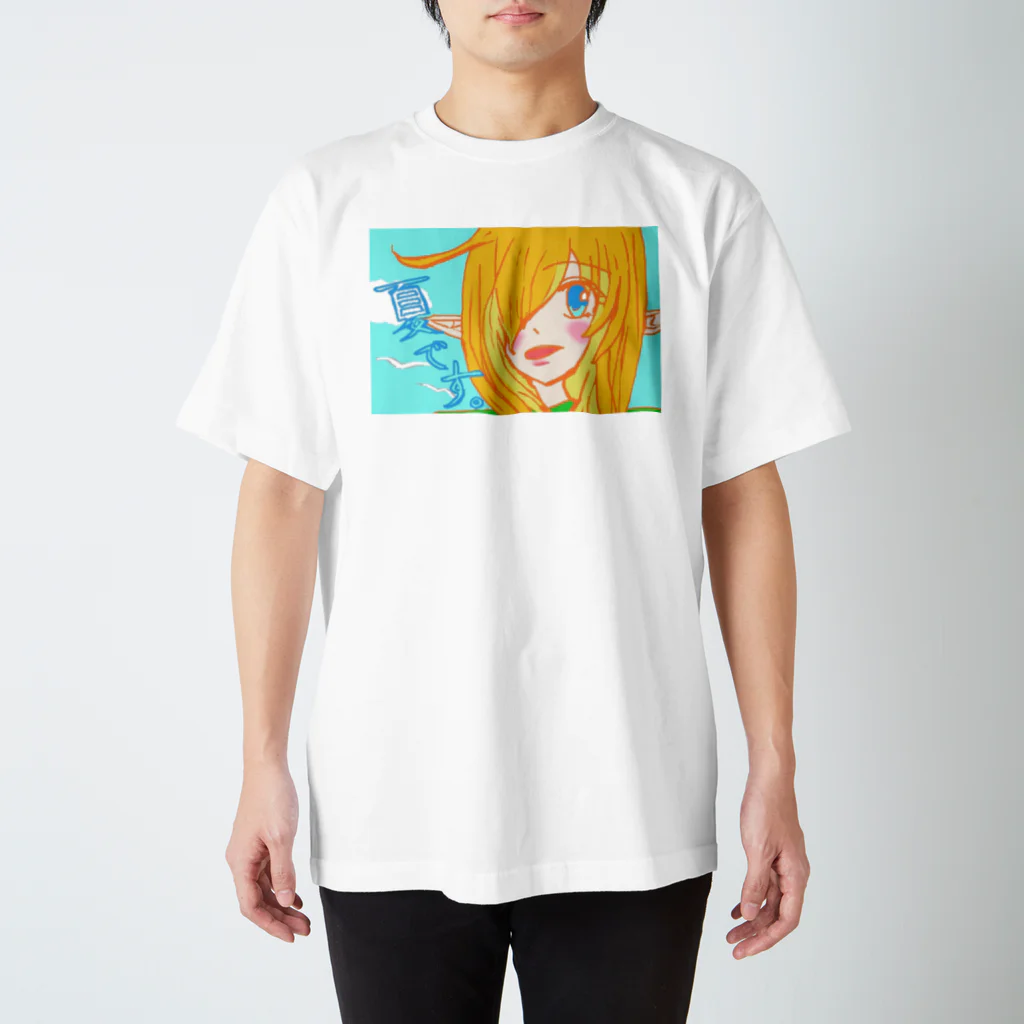 ネタＴシャツのハロデザイン(夏・女の子) Regular Fit T-Shirt