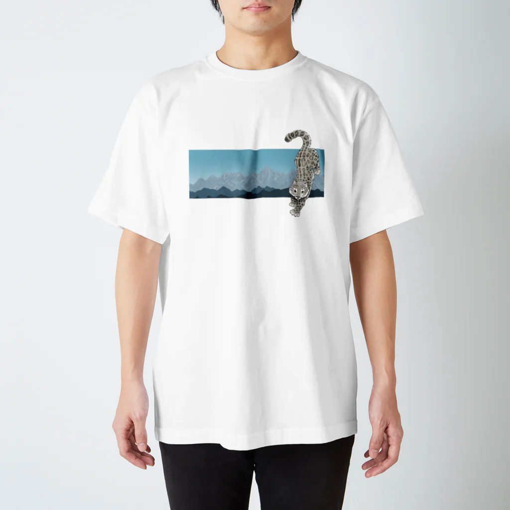 mofful.のユキヒョウ - 山脈 Regular Fit T-Shirt