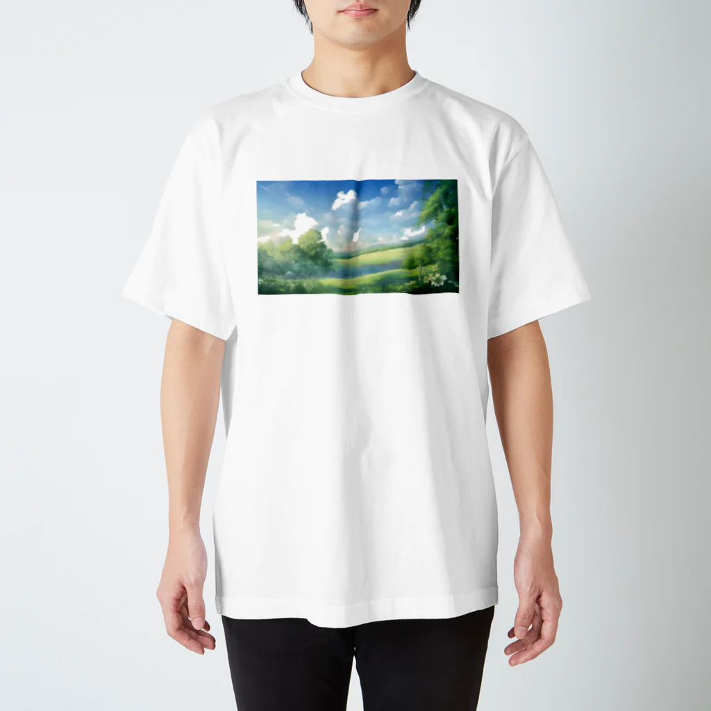 Solanine-ProjectのInvigorating Sky Regular Fit T-Shirt