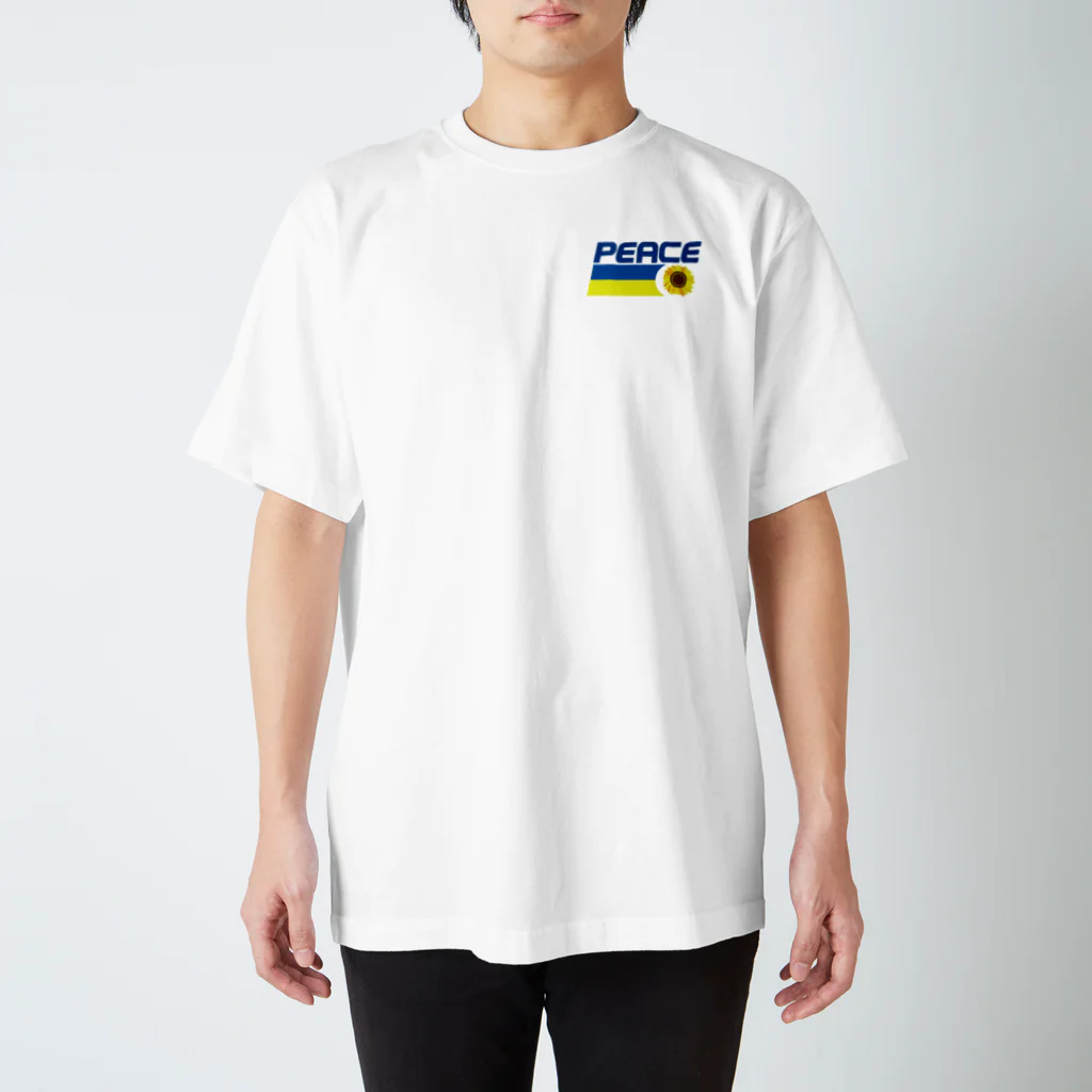 ACDesignのPEACE bloom Tシャツ Regular Fit T-Shirt