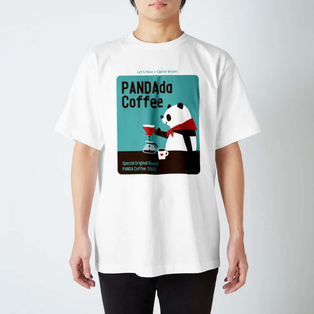 キッチュのパンダコーヒー スタンダードTシャツ