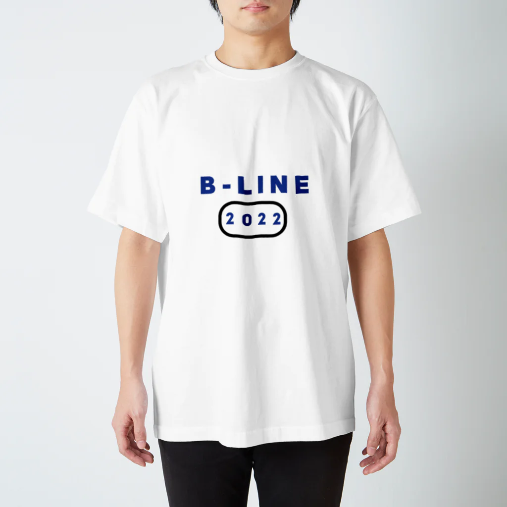 B系統の会のKumamoto B-Line college log スタンダードTシャツ