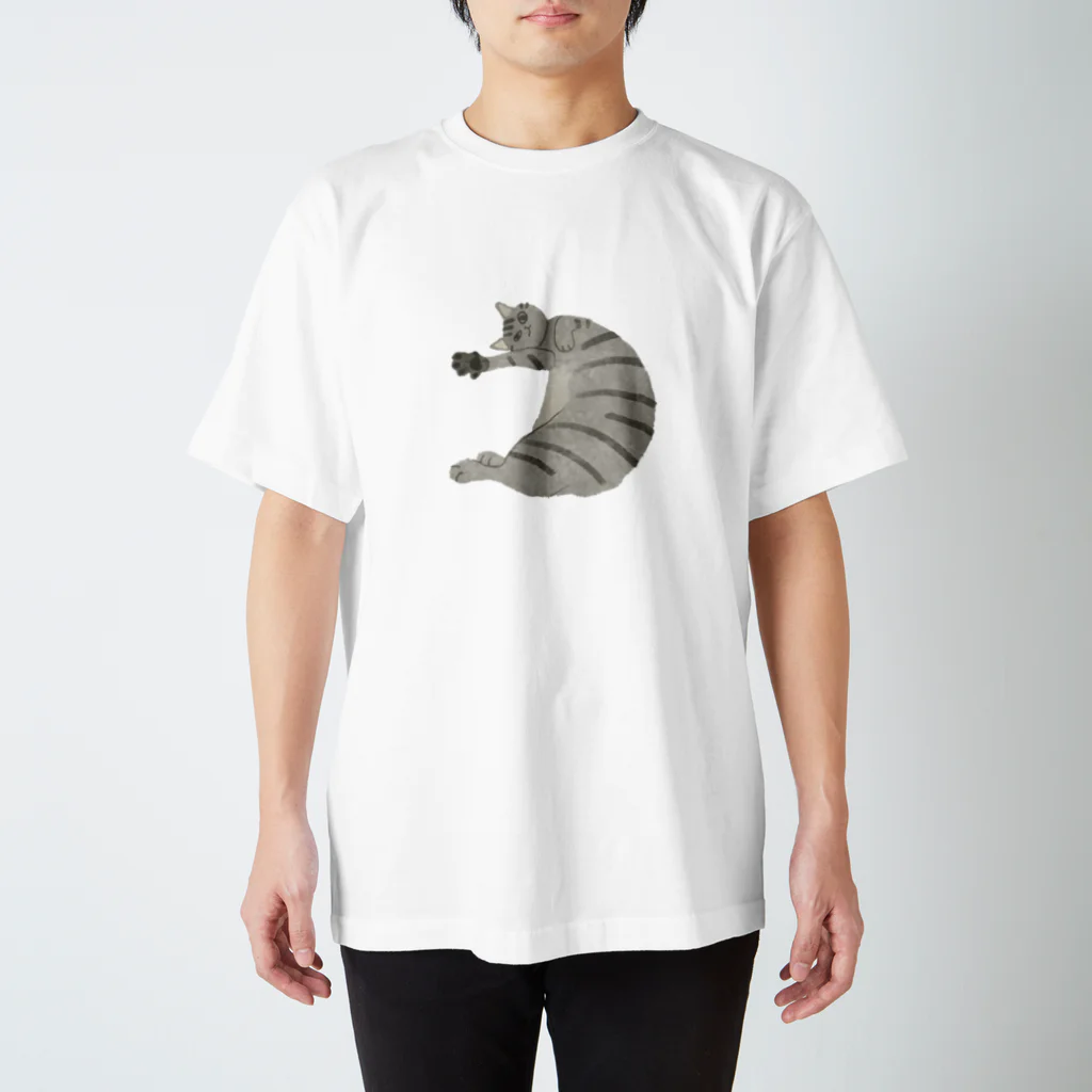 アトリエ猫田：猫田アスカのぱーする猫 Regular Fit T-Shirt