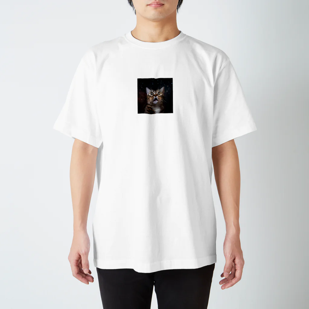 ねξびのSpacekitten Regular Fit T-Shirt