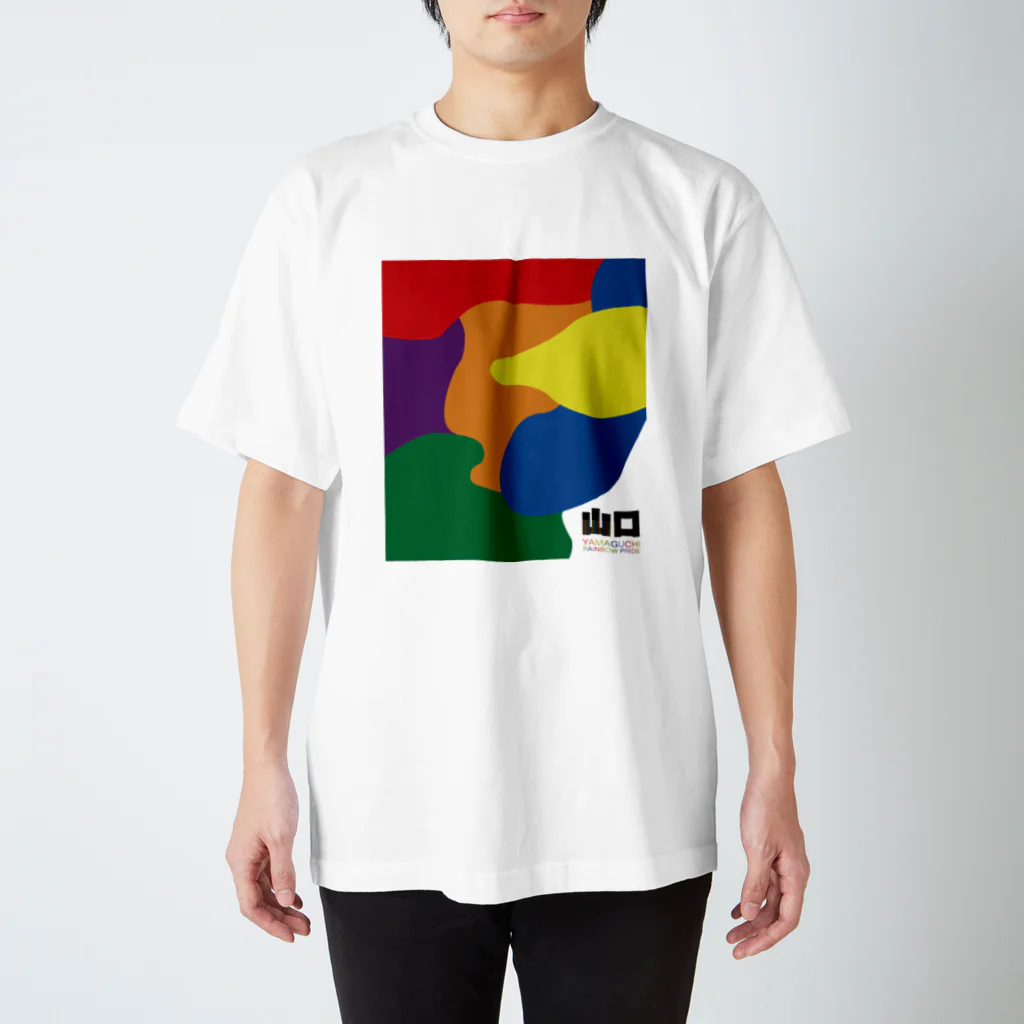 rainbowyamaguchiの山口レインボープライド2023グッズ スタンダードTシャツ