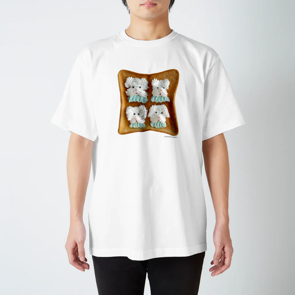 ℂ𝕙𝕚𝕟𝕒𝕥𝕤𝕦 ℍ𝕚𝕘𝕒𝕤𝕙𝕚 東ちなつのwanko cream スタンダードTシャツ