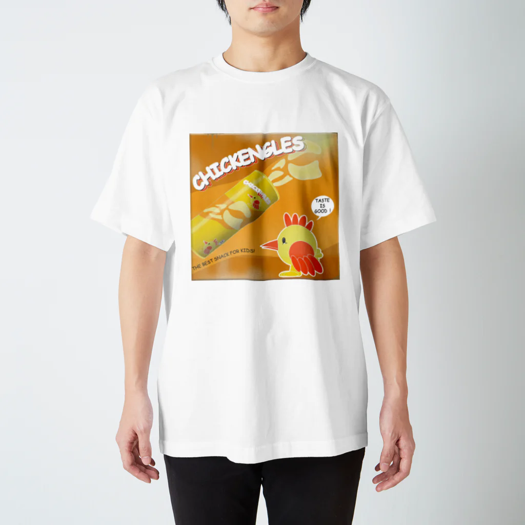 Son Claveのチキングルス (にわとりチップス) スタンダードTシャツ