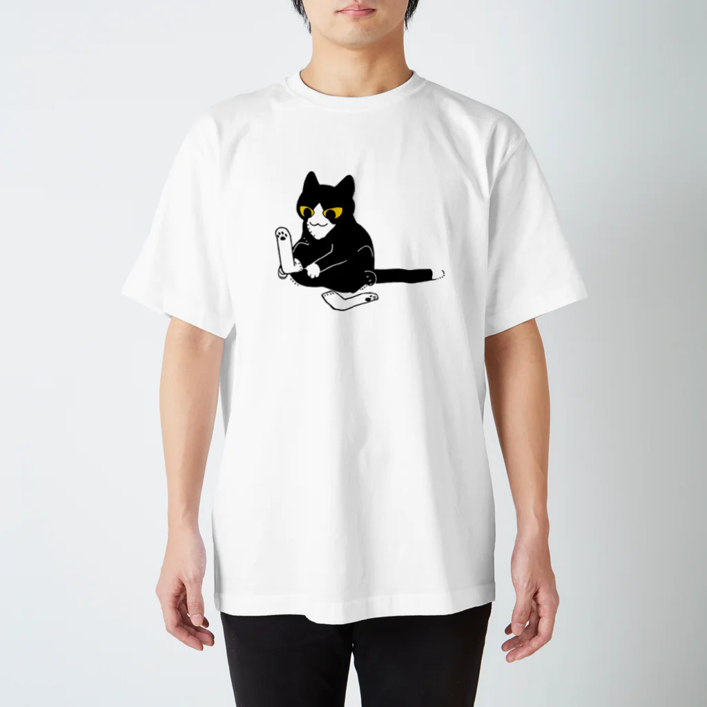 ふじひとのくつした猫 Regular Fit T-Shirt