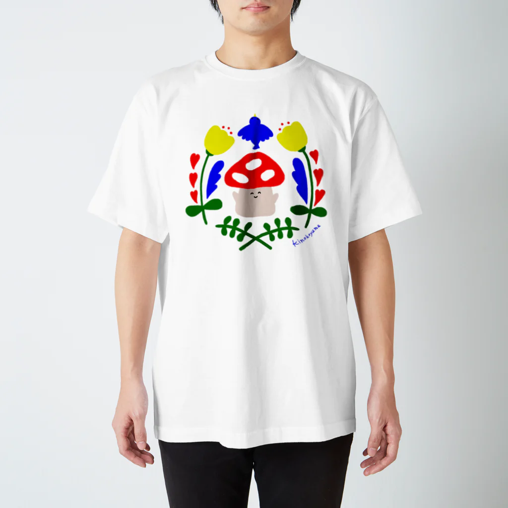 goo×gooのきのこエンブレム スタンダードTシャツ