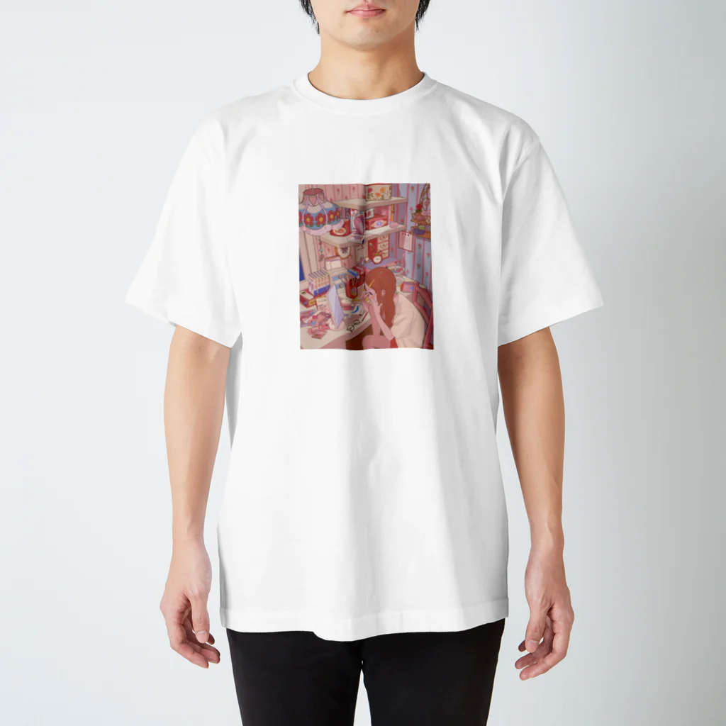 名もなきショップのメイクする可愛いJK Regular Fit T-Shirt