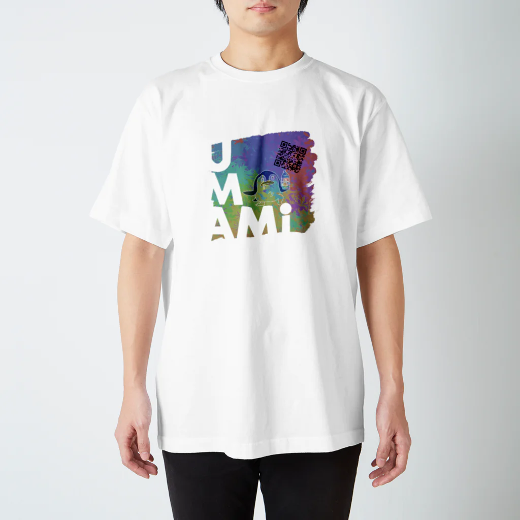 YAMAMOTO-NO-UMAMIのQRコード山ペン Regular Fit T-Shirt