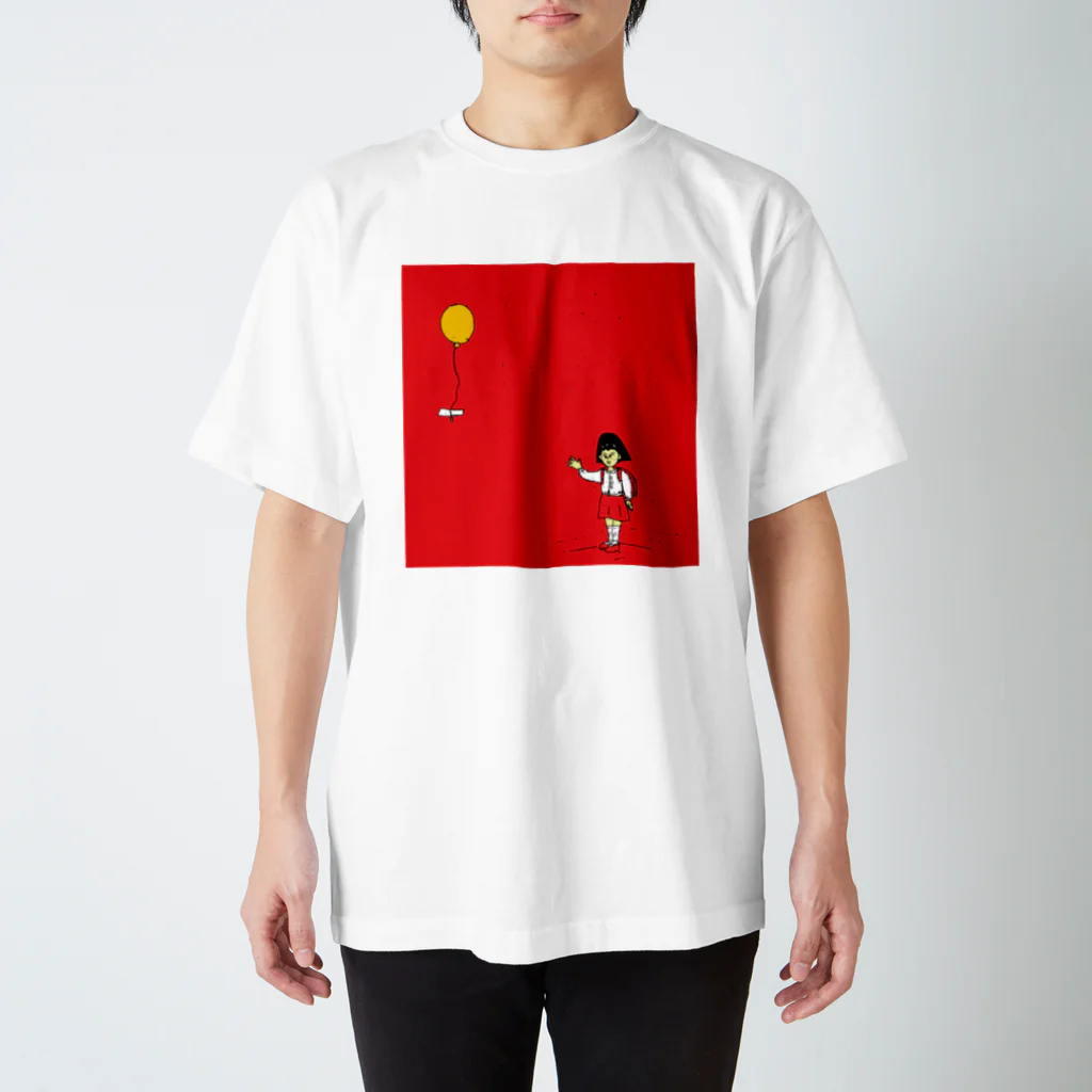 プリン倶楽部のレター風船 Regular Fit T-Shirt