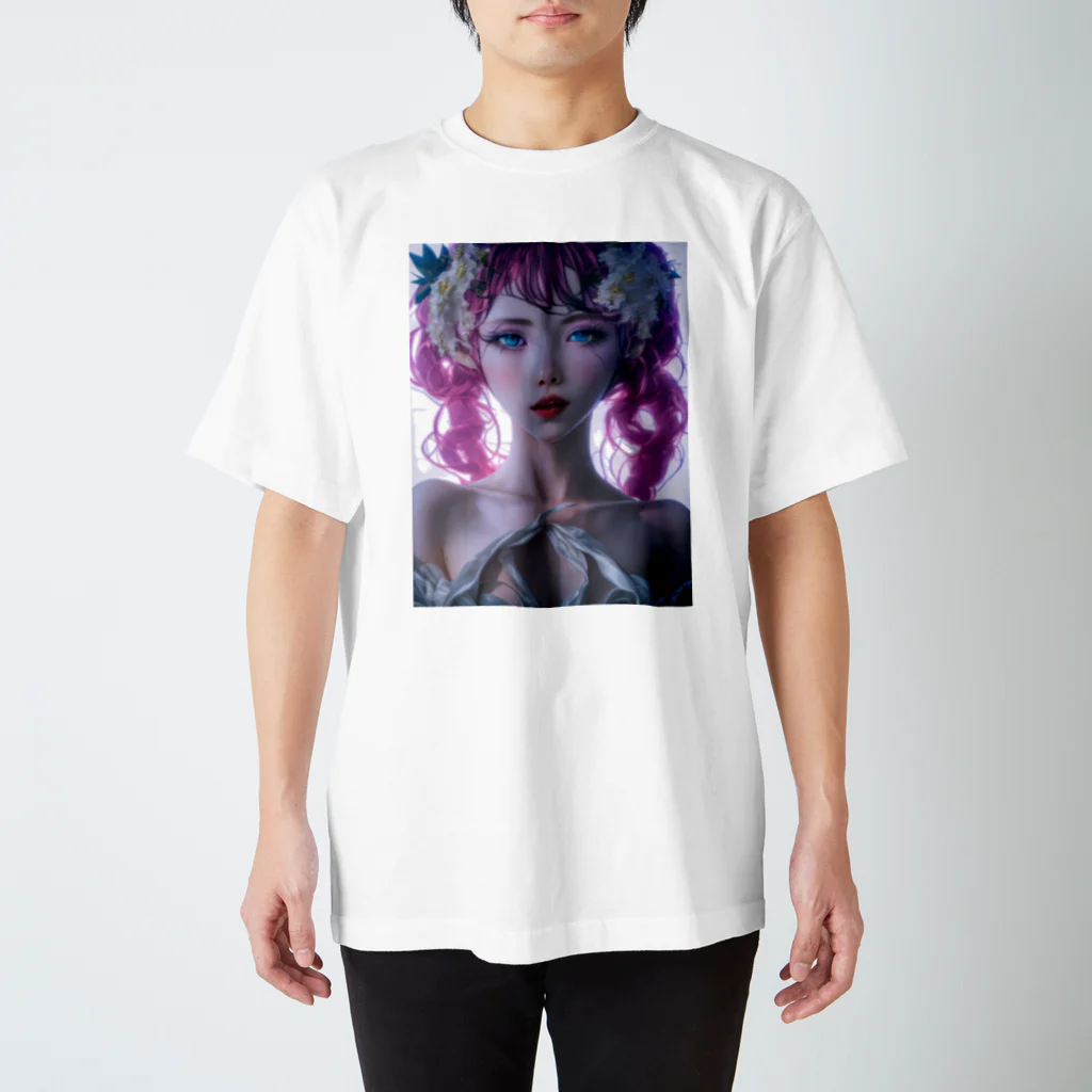 pengoodのAI美少女 Regular Fit T-Shirt