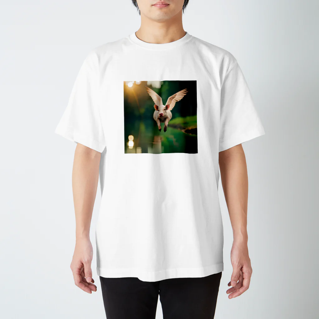 青空クリエイトのI can fly  スタンダードTシャツ