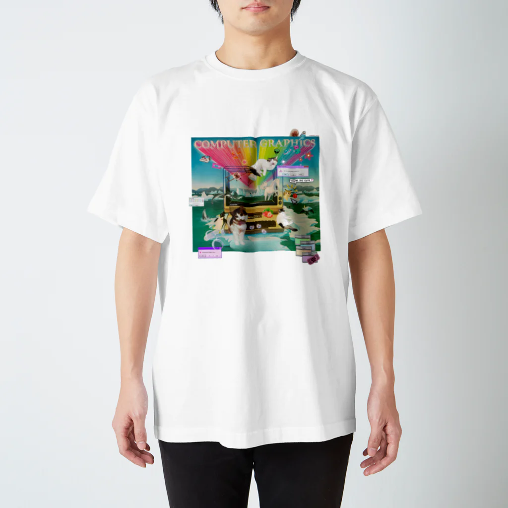 𝙈𝙊𝙈𝙊'𝙨 𝙎𝙝𝙤𝙥の#Computer graphics 2023 Regular Fit T-Shirt