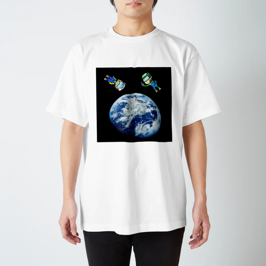 サーキットのオカミちゃんねるの宇宙　サーキットのオカミちゃん　立つ太郎　 Regular Fit T-Shirt