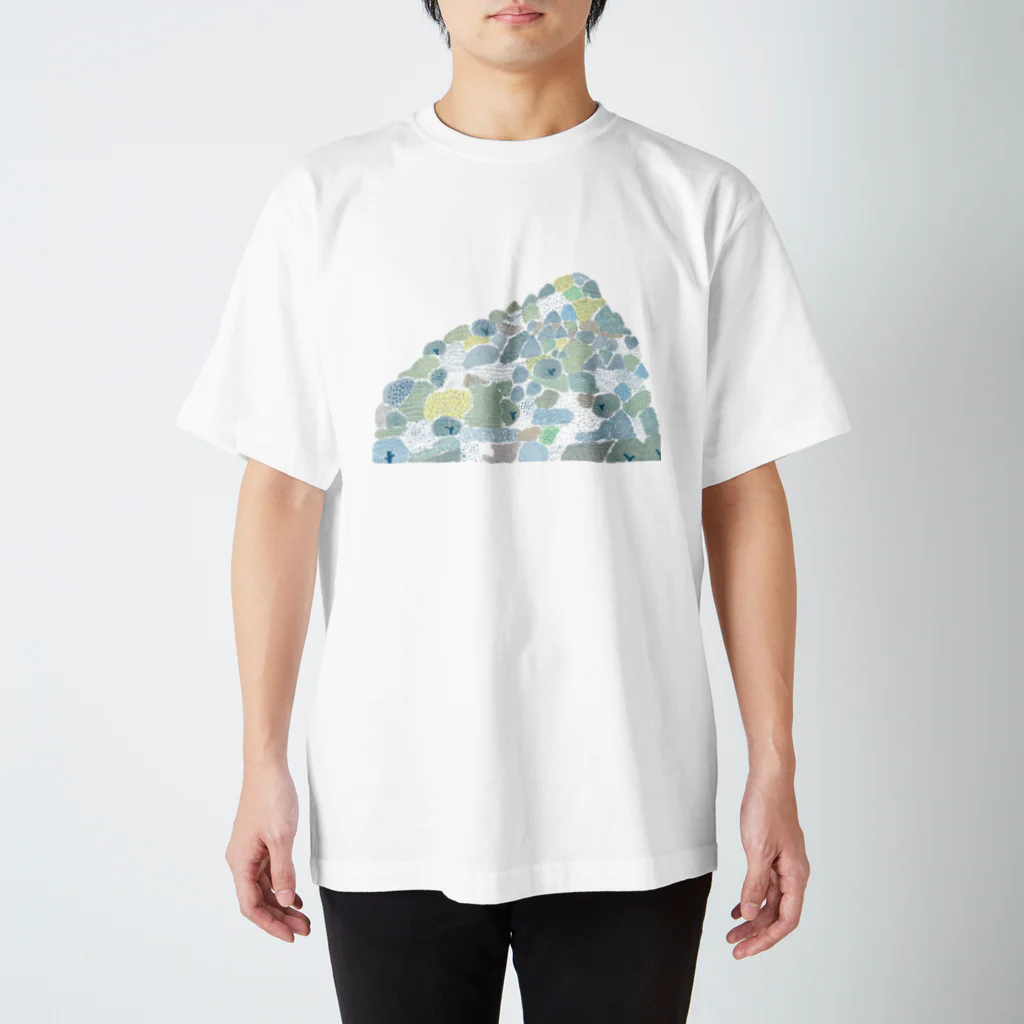 小野まとぺちゃんのお店のまとぺちゃんと山 Regular Fit T-Shirt