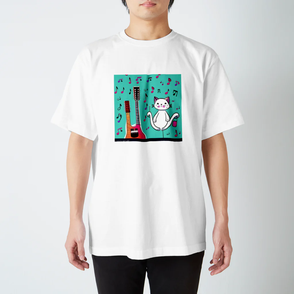 Alacarteの音楽とネコ🎶 スタンダードTシャツ