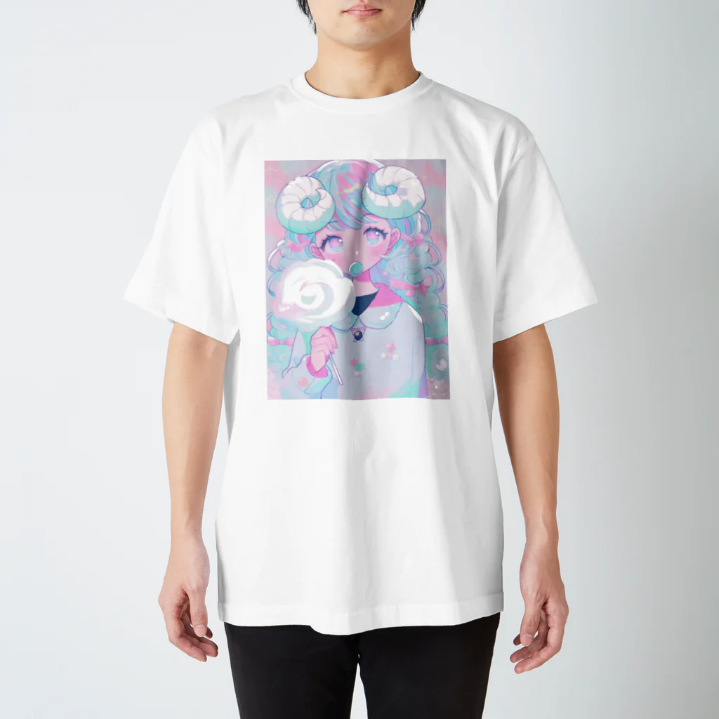 mukiringの牡羊座の女の子 Regular Fit T-Shirt