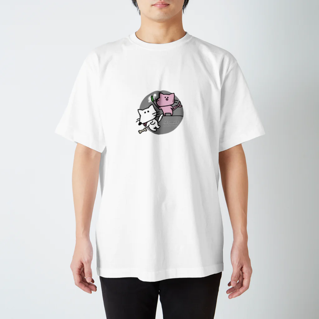 ワンチャンネコチャンのパロディワンチャンネコチャン Regular Fit T-Shirt