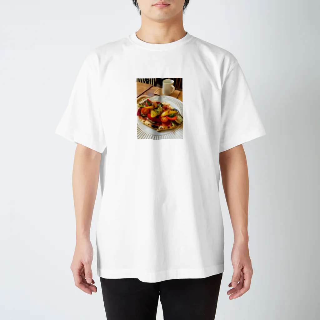 鹿美写真館のピザ スタンダードTシャツ