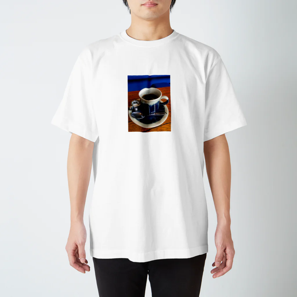 鹿美写真館のコーヒー スタンダードTシャツ