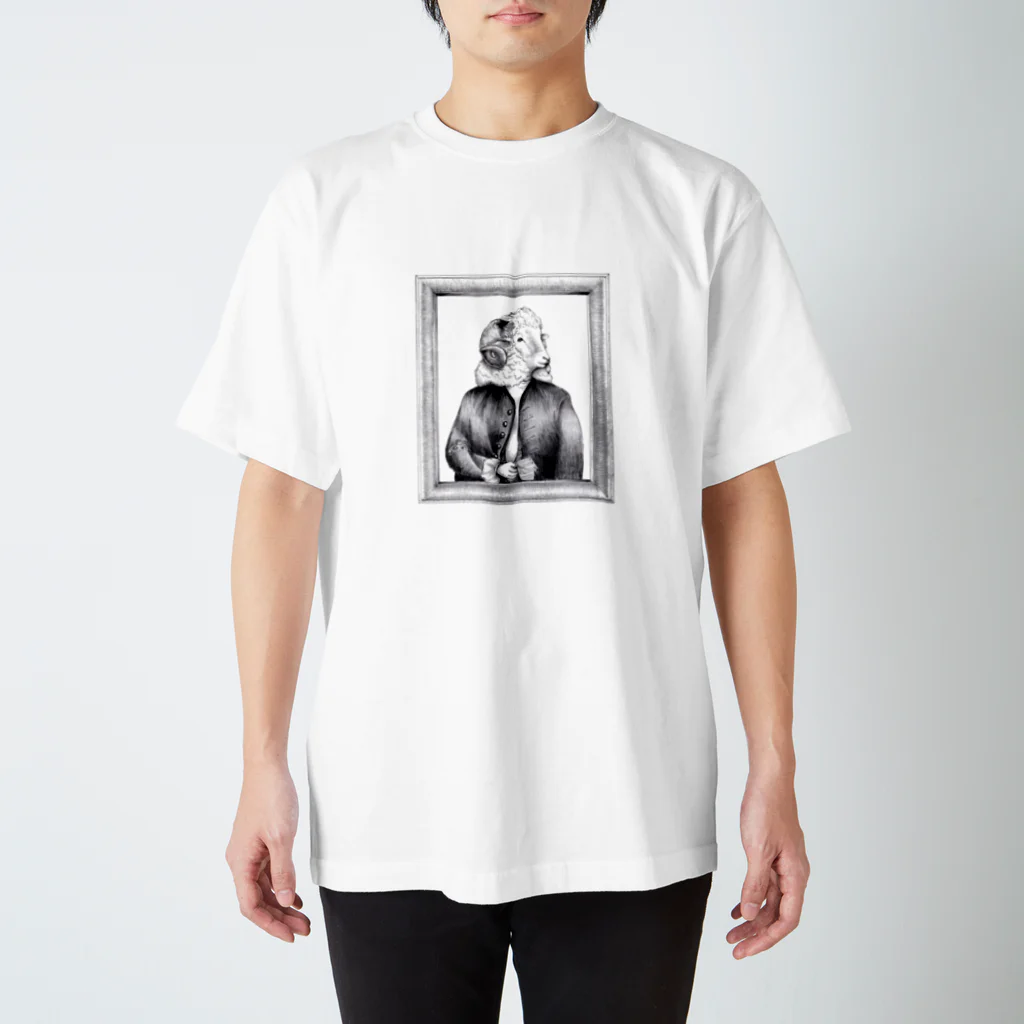 白井まめの羊の音楽家 Regular Fit T-Shirt