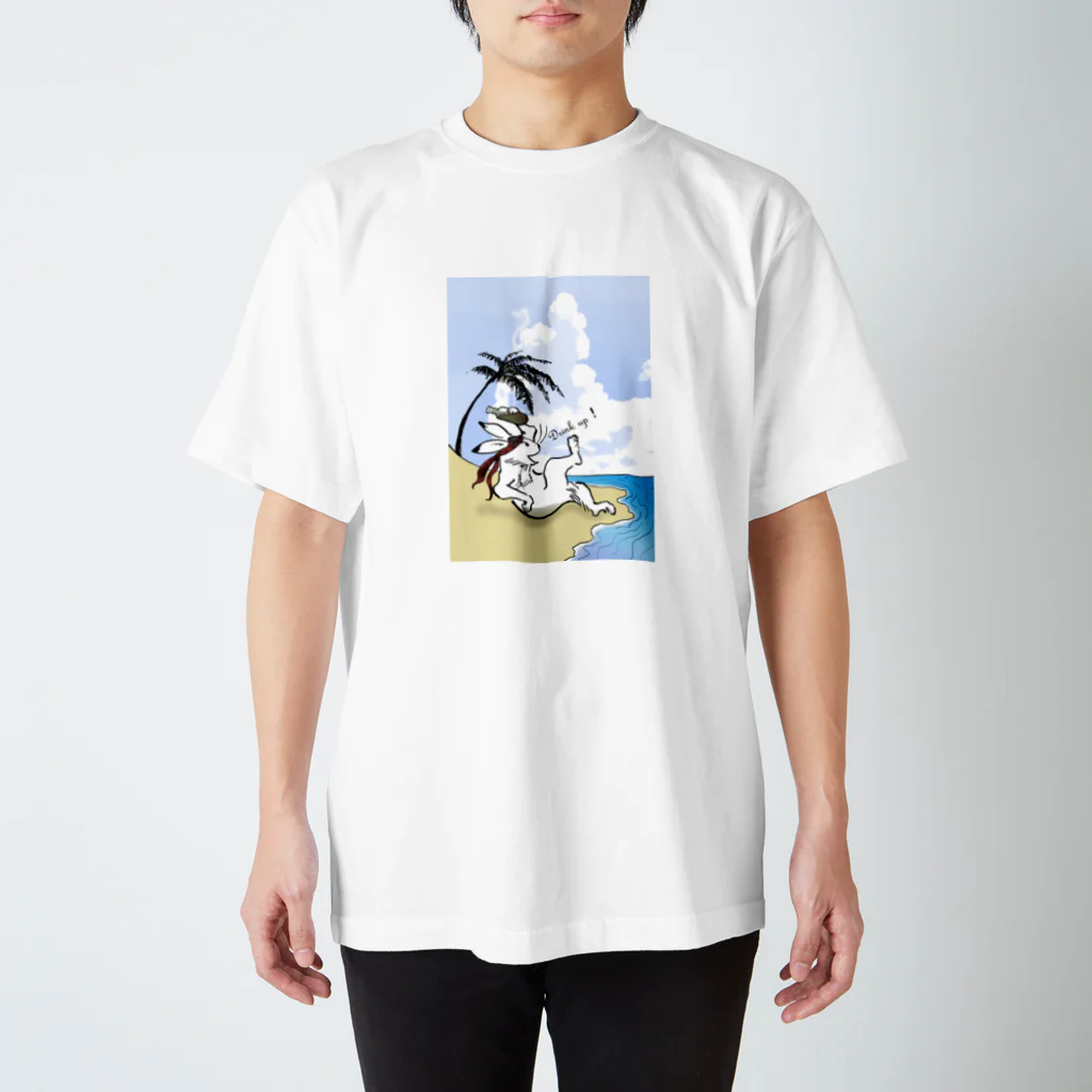 KIYOKIYOKINGDOMの海賊になった鳥獣戯画☆カラー版 スタンダードTシャツ