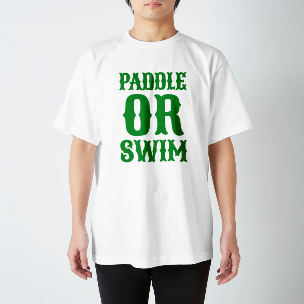 タケネイチャーのPADDLE OR SWIM スタンダードTシャツ