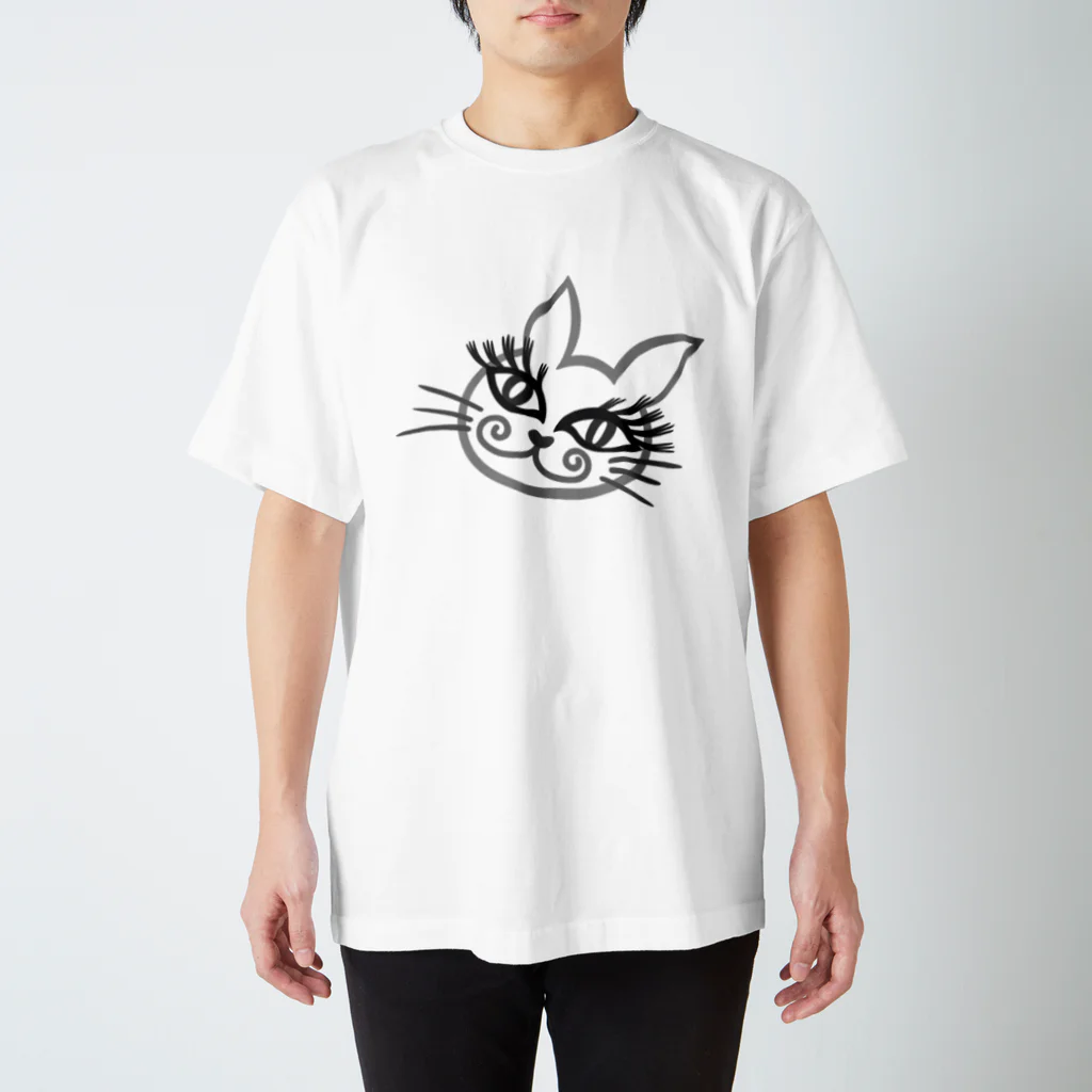 Quark2013chiniのエロ猫顔 Regular Fit T-Shirt