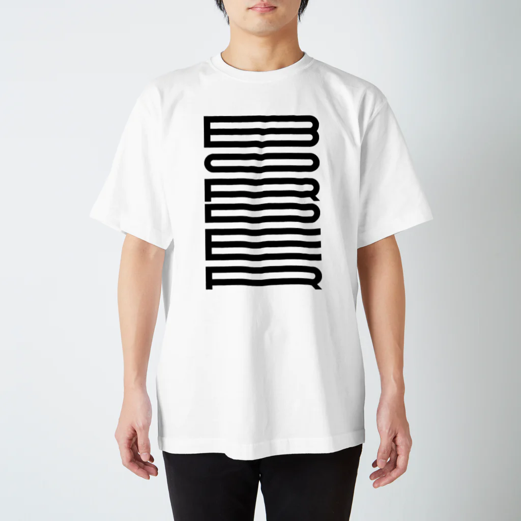 casestudylifeのボーダーに見えるBORDER Regular Fit T-Shirt