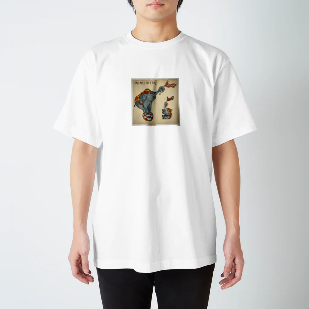 まつもトイズの玉乗りゾウさん Regular Fit T-Shirt