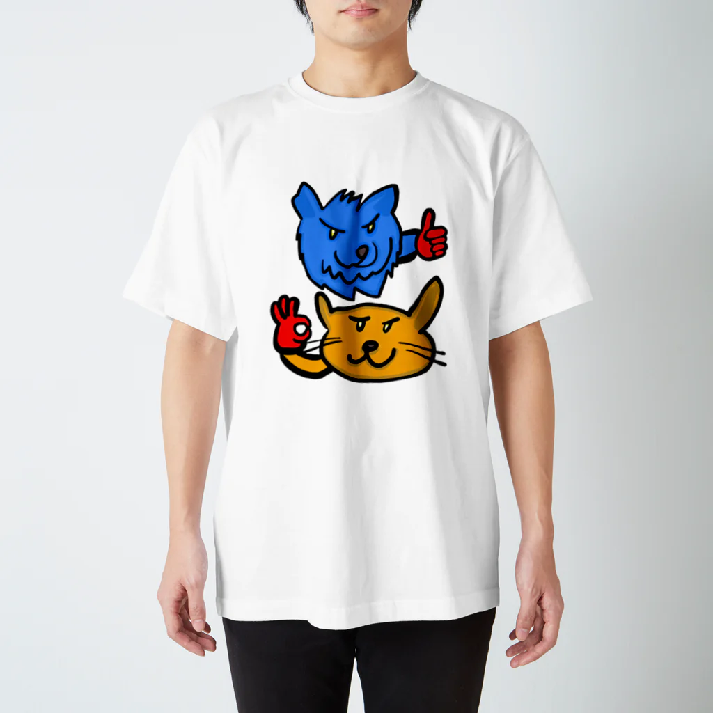 ぴぐすたのぐっとおっけー スタンダードTシャツ