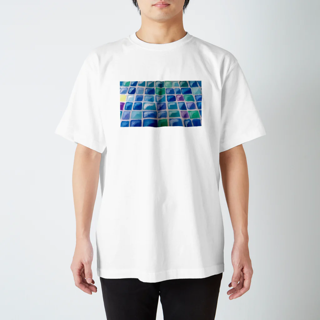 mii-mintoの日差しの中のタイル Regular Fit T-Shirt