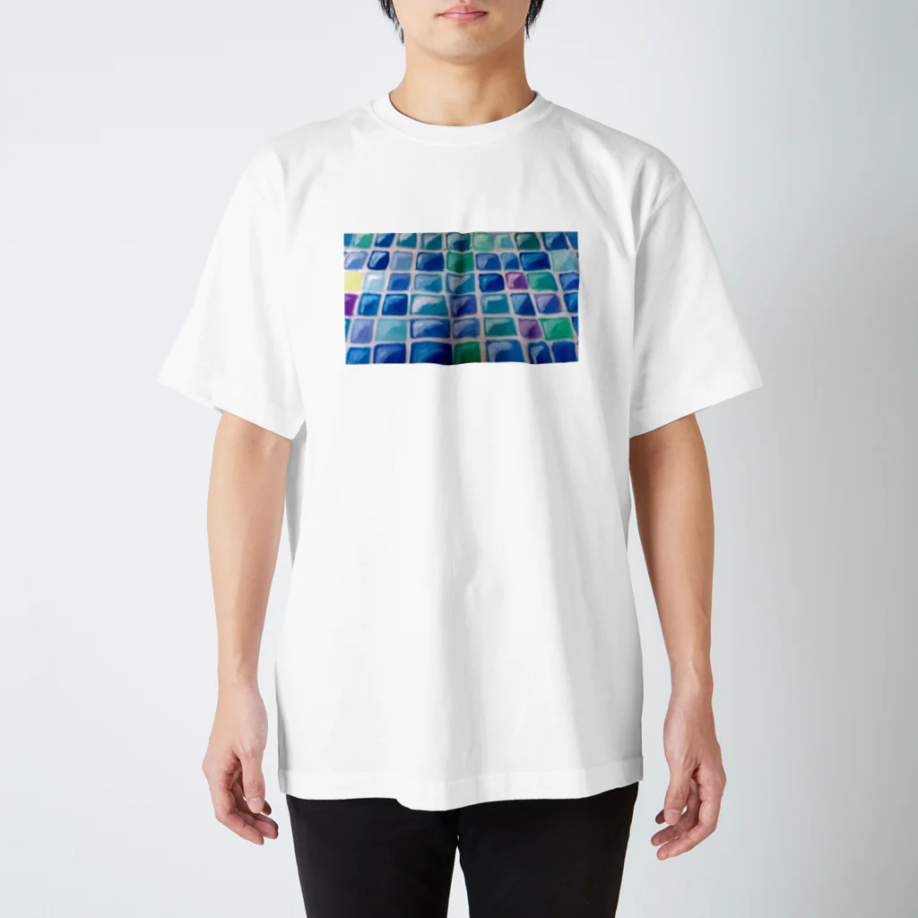 mii-mintoの日差しの中のタイル スタンダードTシャツ