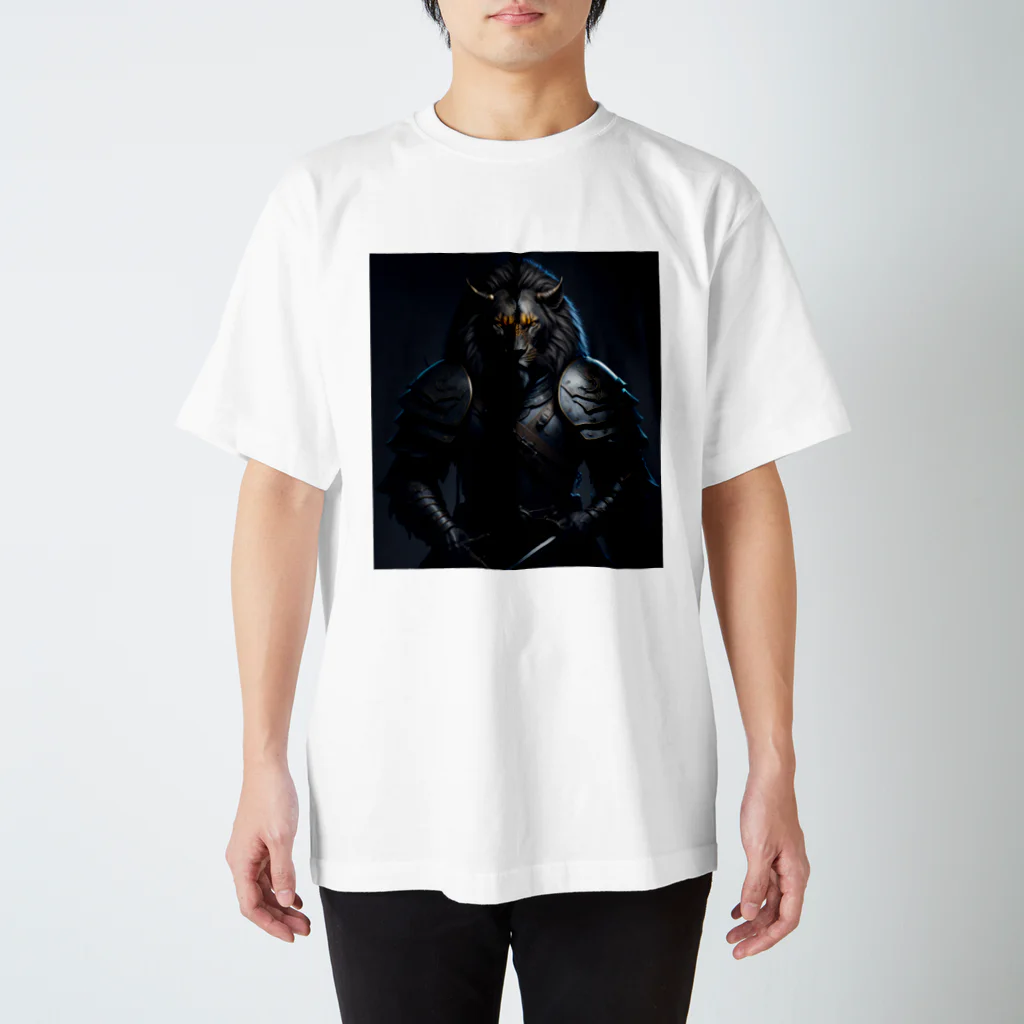 AI-assembleの百獣の王ライオン侍 スタンダードTシャツ